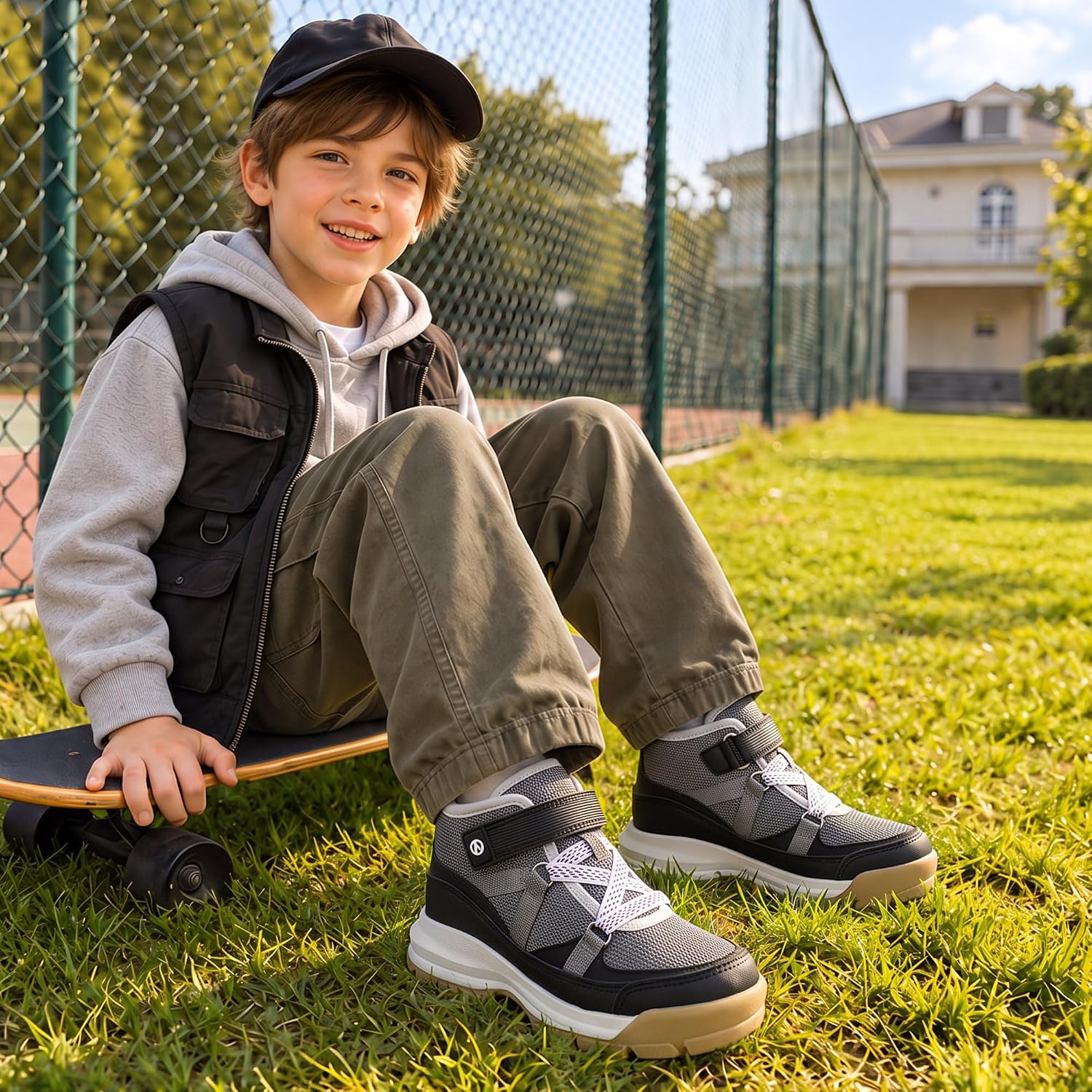 Boys Non-Slip Ankle Boots - Image 2